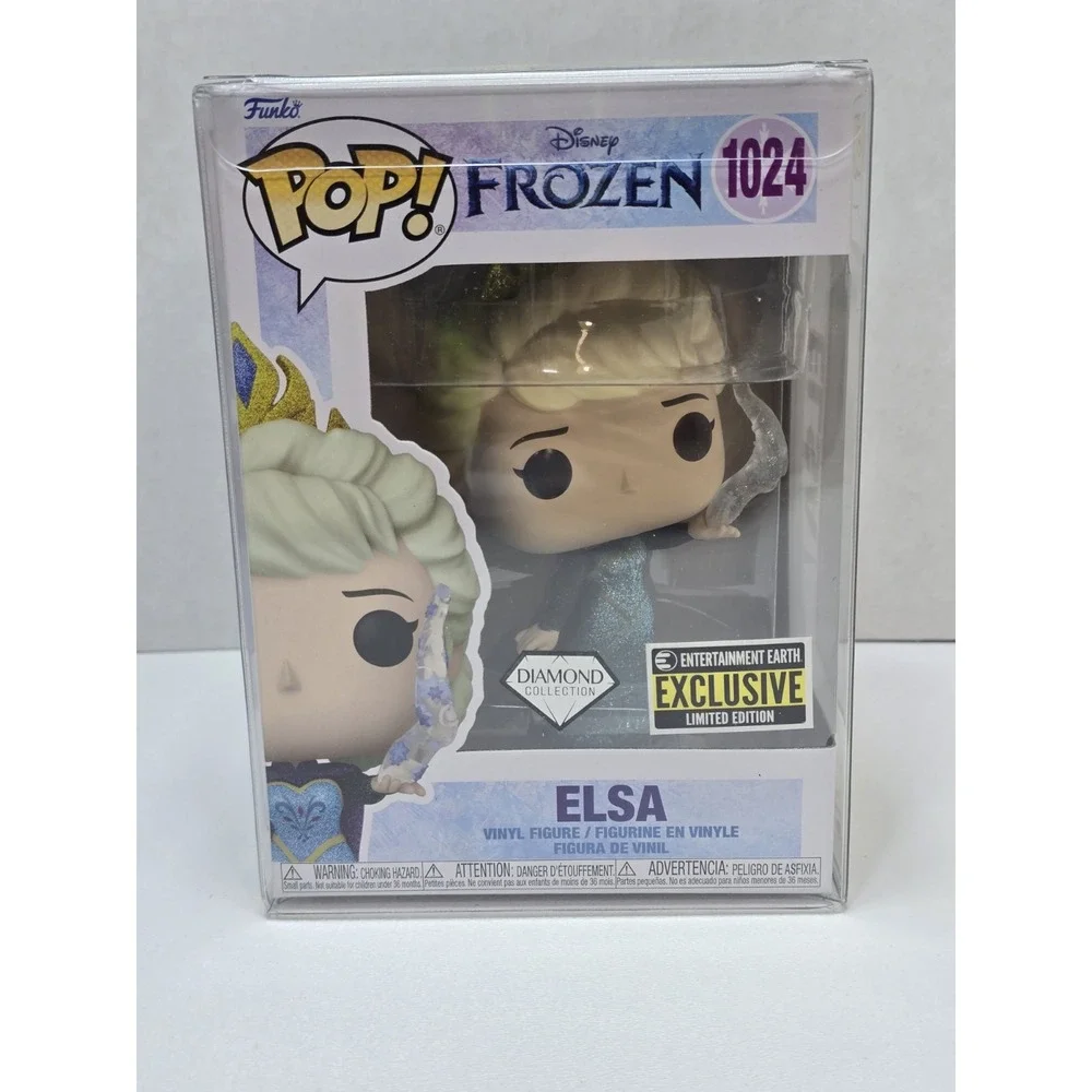 FUNKO POP ! ELSA 1024 DIAMOND COLLECTION ENTERTAINMENT EARTH EXCLUSIVE
